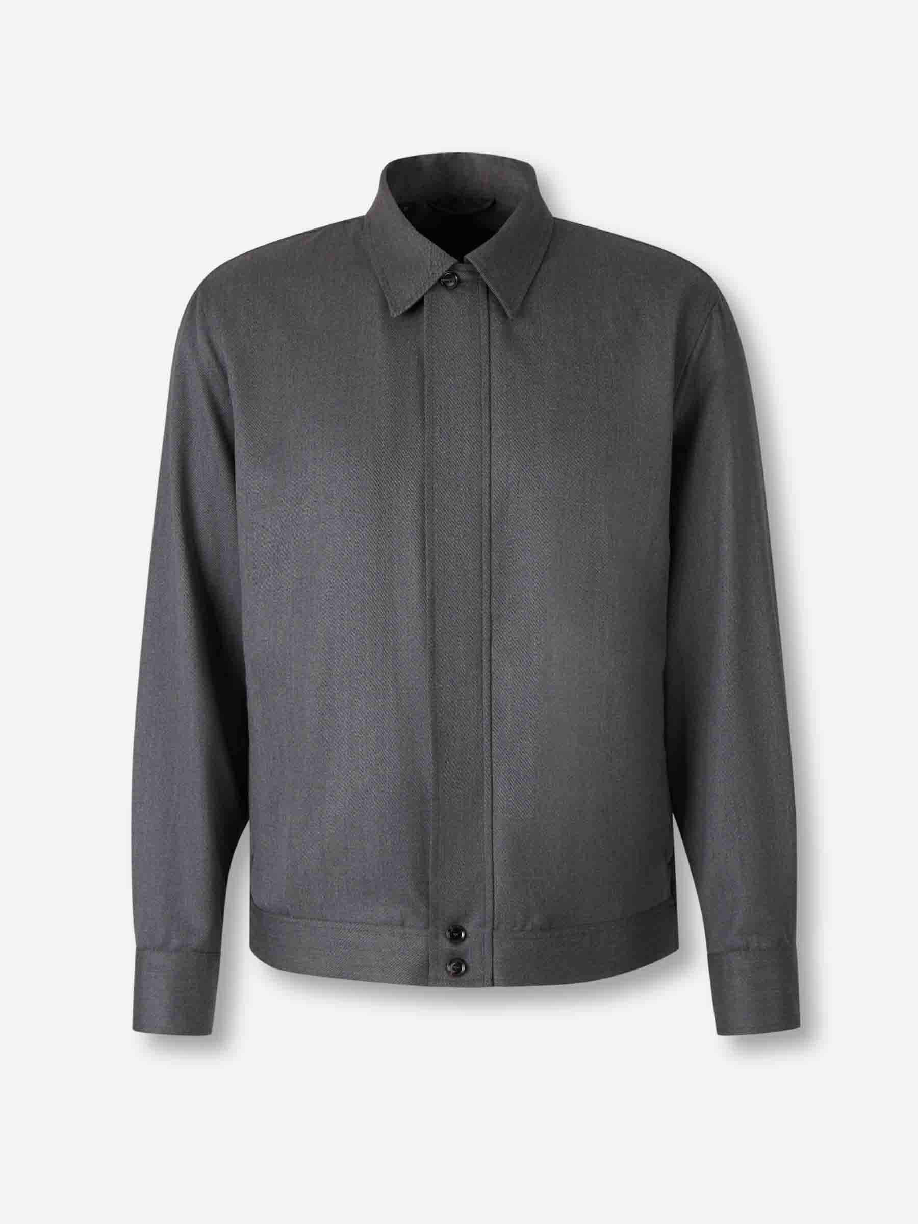 Brioni Hombre Barcelona Chaqueta Casual Lana color Gris Antracita sku 513-000135 01 - Foto 1