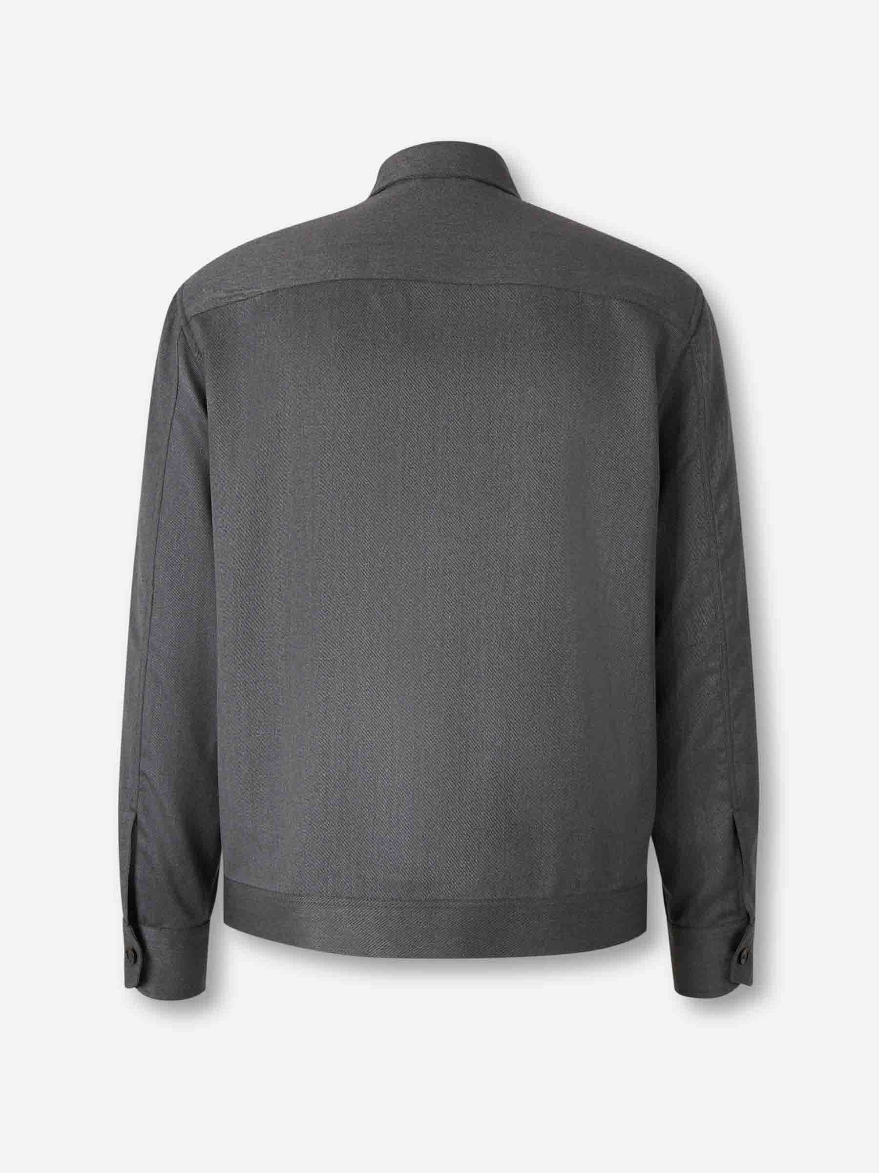 Brioni Hombre Barcelona Chaqueta Casual Lana color Gris Antracita sku 513-000135 01 - Foto 2