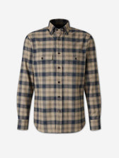 Brioni Hombre Barcelona Camisa Franela Cuadros color Multicolor sku 513-000139 01 - Foto 1