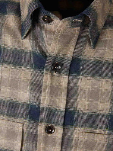 Brioni Hombre Barcelona Camisa Franela Cuadros color Multicolor sku 513-000139 01 - Foto 3