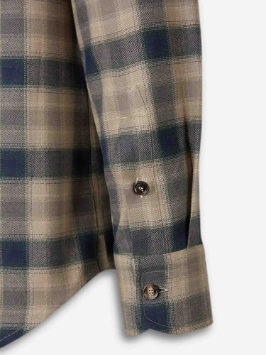 Brioni Hombre Barcelona Camisa Franela Cuadros color Multicolor sku 513-000139 01 - Foto 4