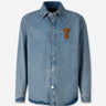Ami Paris Hombre Barcelona Sobrecamisa Denim color Azul Denim sku 513-000142 01 - Foto 1