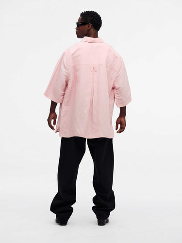 Willy Chavarria Hombre Barcelona Camisa Manga Corta color Rosa Chicle sku 513-000153 01 - Foto 5