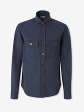 Richard J. Brown Hombre Barcelona Sobrecamisa Gary color Azul Marino sku 513-000162 02 - Foto 1