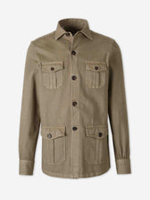 Vincenzo di Ruggiero Hombre Barcelona Sobrecamisa Bolsillos color Verde Militar sku 513-000163 01 - Foto 1