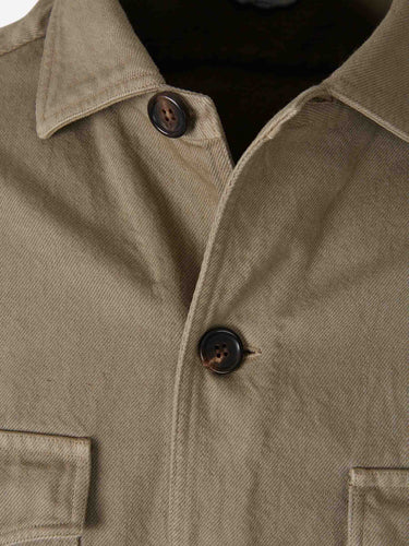 Vincenzo di Ruggiero Hombre Barcelona Sobrecamisa Bolsillos color Verde Militar sku 513-000163 01 - Foto 3