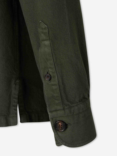 Vincenzo di Ruggiero Hombre Barcelona Sobrecamisa Bolsillos color Verde Oscuro sku 513-000163 02 - Foto 4