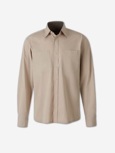 Herno Hombre Barcelona Camisa Lisa color Beige sku 513-000170 01 - Foto 1