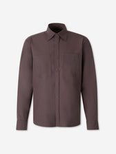 Herno Hombre Barcelona Camisa Lisa color Taupe sku 513-000170 02 - Foto 1
