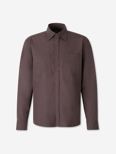 Herno Hombre Barcelona Camisa Lisa color Taupe sku 513-000170 02 - Foto 1