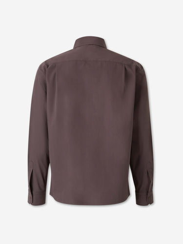 Herno Hombre Barcelona Camisa Lisa color Taupe sku 513-000170 02 - Foto 2