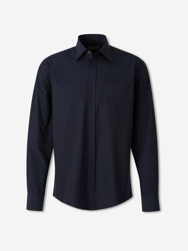 Herno Hombre Barcelona Camisa Lisa color Azul Noche sku 513-000170 03 - Foto 1