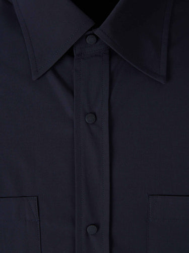 Herno Hombre Barcelona Camisa Lisa color Azul Noche sku 513-000170 03 - Foto 3