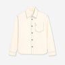 Ami Paris Hombre Barcelona Sobrecamisa Algodón color Marfil sku 513-000172 01 - Foto 1