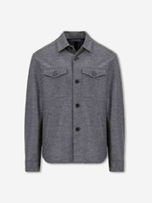 Harris Wharf Hombre Barcelona Sobrecamisa Lana color Gris sku 513-000174 02 - Foto 1