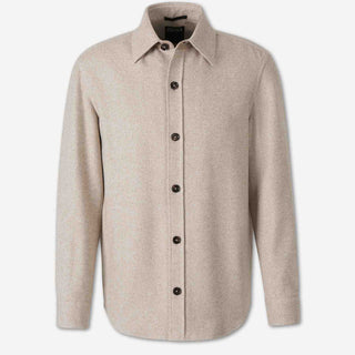 Zegna Hombre Barcelona Sobrecamisa Cashmere Seda color Beige sku 513-000180 01 - Foto 1