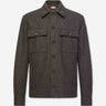 Moncler Hombre Barcelona Chaqueta Camisera Franela color Gris Antracita sku 513-000183 01 - Foto 1