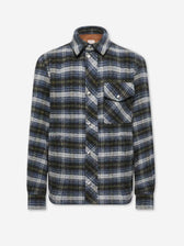 Moncler Hombre Barcelona Chaqueta Camisera Cuadros color Azul Marino sku 513-000184 01 - Foto 1
