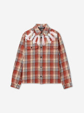 Palm Angels Hombre Barcelona Sobrecamisa Cuadros Logo color Rojo sku 513-000187 02 - Foto 1