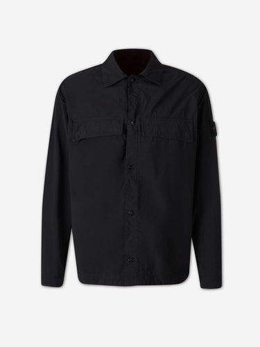 Stone Island Hombre Barcelona Sobrecamisa Técnica poliamida color Negro sku 513-000192 01 - Foto 1