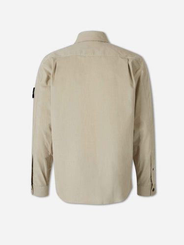 Stone Island Hombre Barcelona Sobrecamisa Pana color Beige sku 513-000193 01 - Foto 2