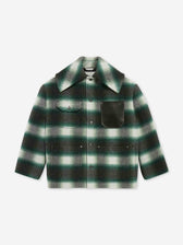 Balenciaga Hombre Barcelona Abrigo Corto Cuadros color Verde Oscuro sku 513-000198 01 - Foto 1