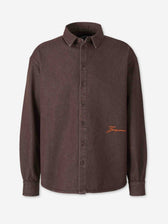 Jacquemus Hombre Barcelona Sobrecamisa Denim de-Nîmes Simon color Marrón sku 513-000201 01 - Foto 1