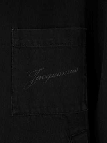 Jacquemus Hombre Barcelona Sobrecamisa Boulanger color Negro sku 513-000202 01 - Foto 4