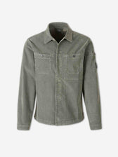 C.P. Company Hombre Barcelona Sobrecamisa Pana Algodón color Verde Militar sku 513-000206 01 - Foto 1