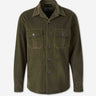 Canali Hombre Barcelona Sobrecamisa Pana Algodón color Verde Militar sku 513-000208 01 - Foto 1