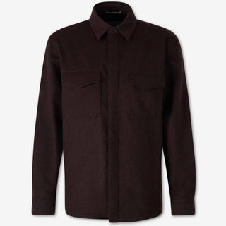 Canali Hombre Barcelona Sobrecamisa Casmere color Marrón Oscuro sku 513-000209 01 - Foto 1