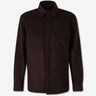 Canali Hombre Barcelona Sobrecamisa Casmere color Marrón Oscuro sku 513-000209 01 - Foto 1