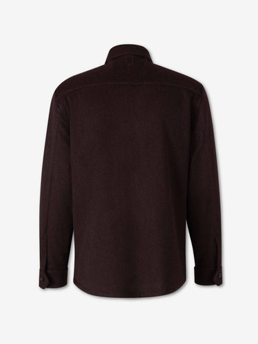 Canali Hombre Barcelona Sobrecamisa Casmere color Marrón Oscuro sku 513-000209 01 - Foto 2