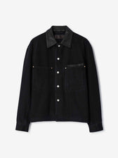 Lemaire Hombre Barcelona Chaqueta Denim Algodón color Negro sku 513-000218 01 - Foto 1