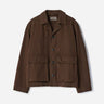 Lemaire Hombre Barcelona Chaqueta Denim Aagodón color Marrón Oscuro sku 513-000219 01 - Foto 1