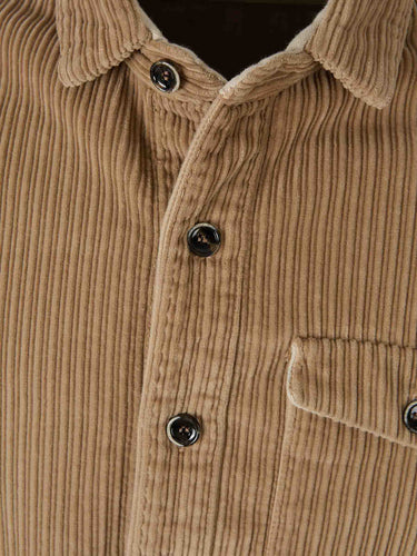 Nine in the morning Hombre Barcelona Sobrecamisa Pana Algodón color Camel sku 513-000224 01 - Foto 3