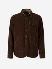 Nine in the morning Hombre Barcelona Sobrecamisa Pana Algodón color Marrón Oscuro sku 513-000224 02 - Foto 1