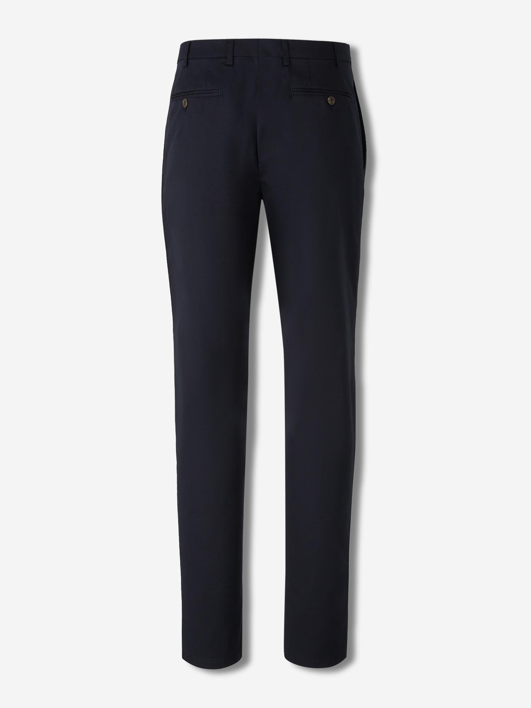 Canali Hombre Barcelona Pantalones Vestir Algodón color Azul Marino sku 521-003244 01 - Foto 2