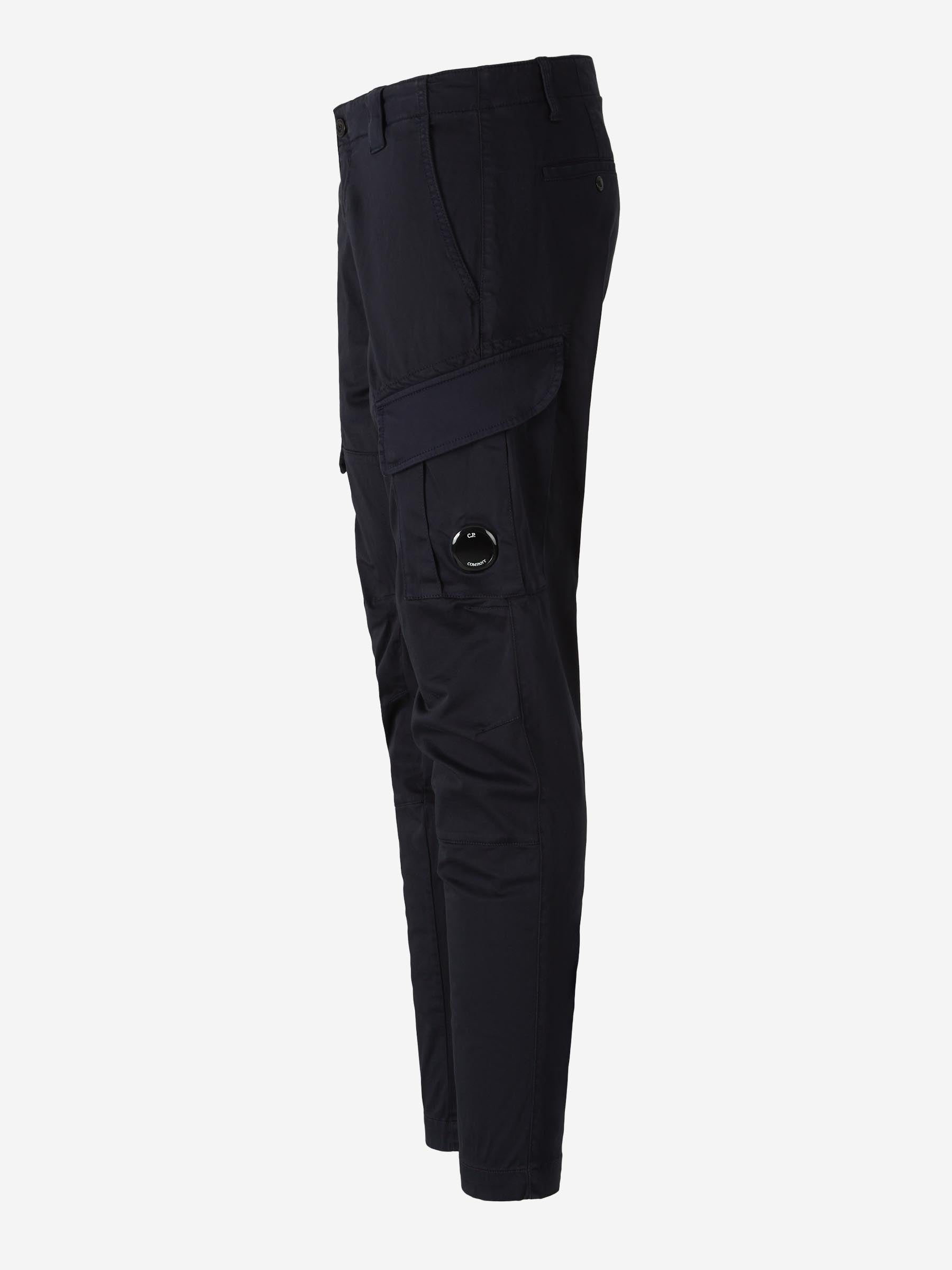 C.P. Company Hombre Barcelona Pantalones Cargo Satén color Azul Noche sku 521-003309 02 - Foto 2