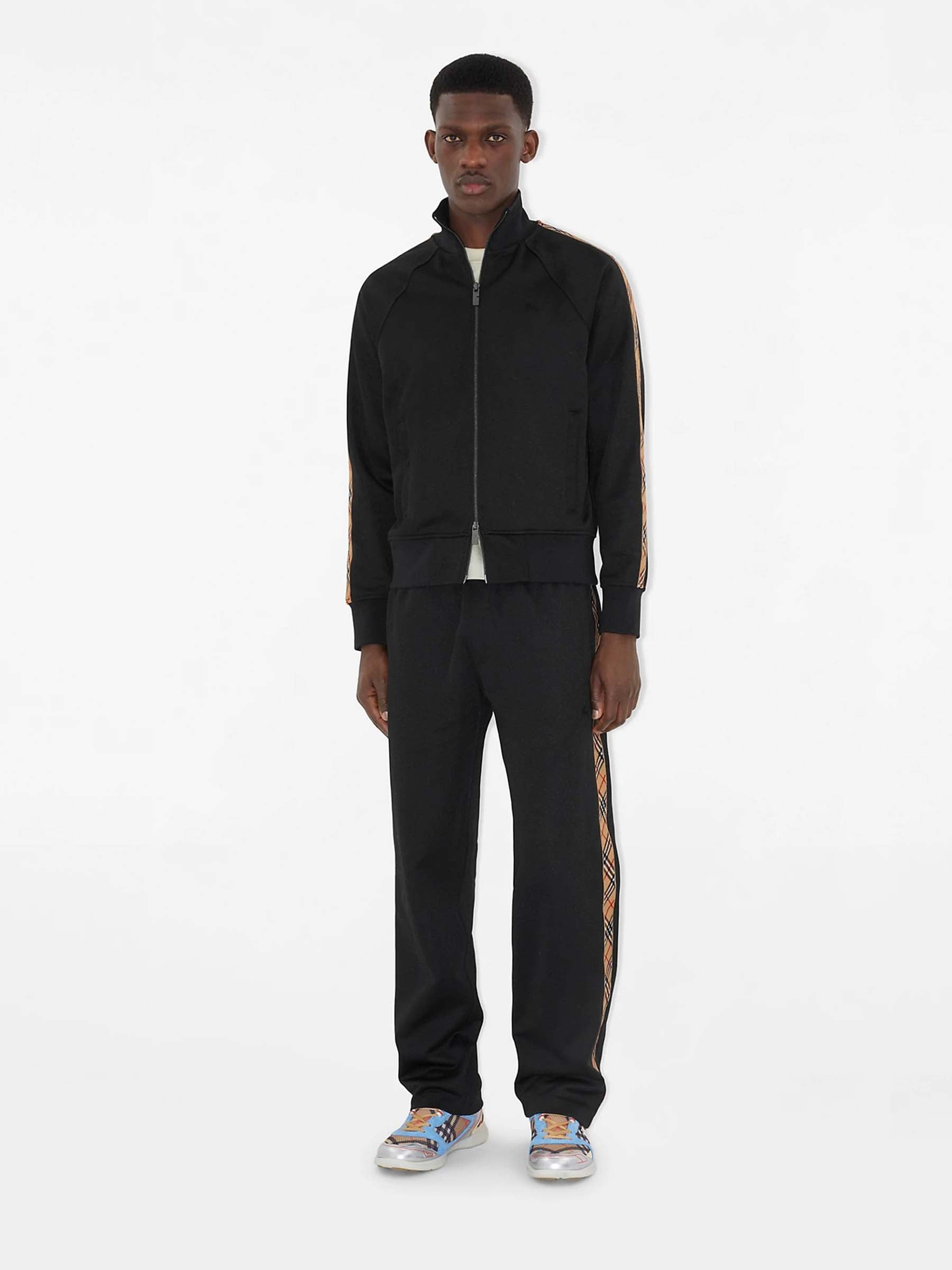 Burberry Hombre Barcelona Joggers Algodón Cuadros color Negro sku 521-003331 01 - Foto 1