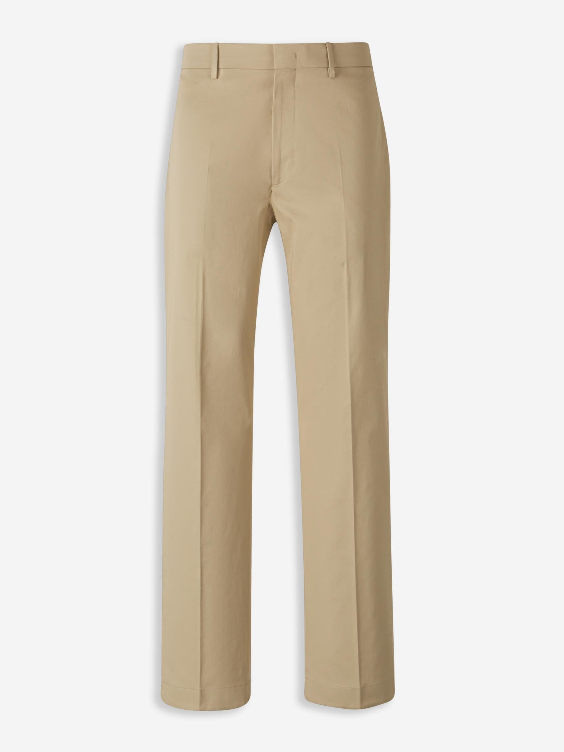 Berwich Hombre Barcelona Pantalones Chinos Algodón color Beige sku 521-003332 01 - Foto 1
