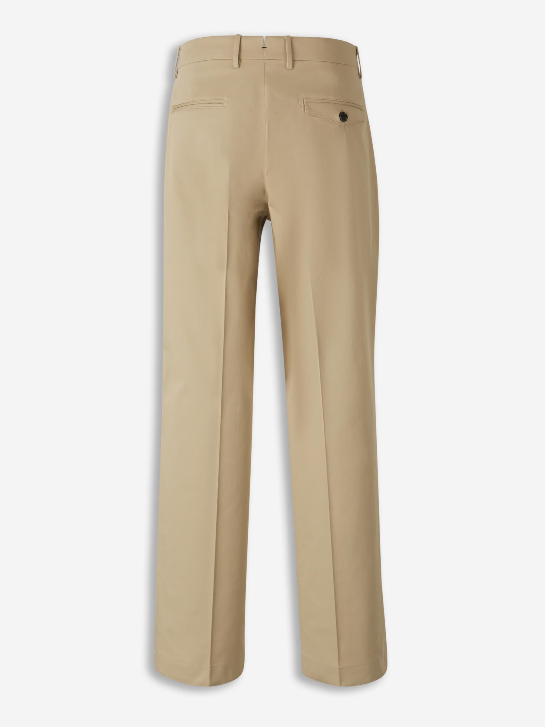 Berwich Hombre Barcelona Pantalones Chinos Algodón color Beige sku 521-003332 01 - Foto 2