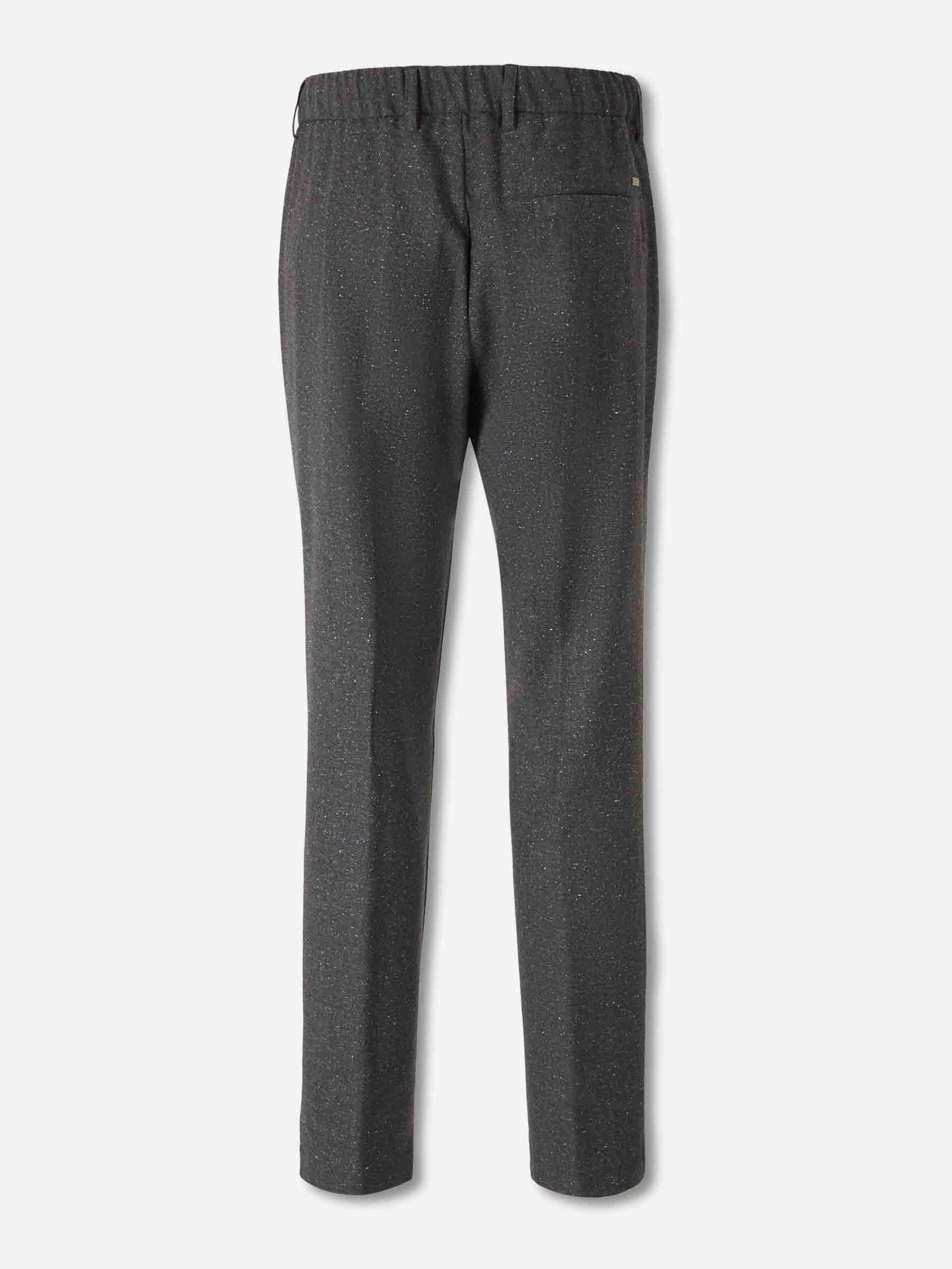 Herno Hombre Barcelona Pantalones Texturizados Lana color Gris Antracita sku 521-003334 01 - Foto 2