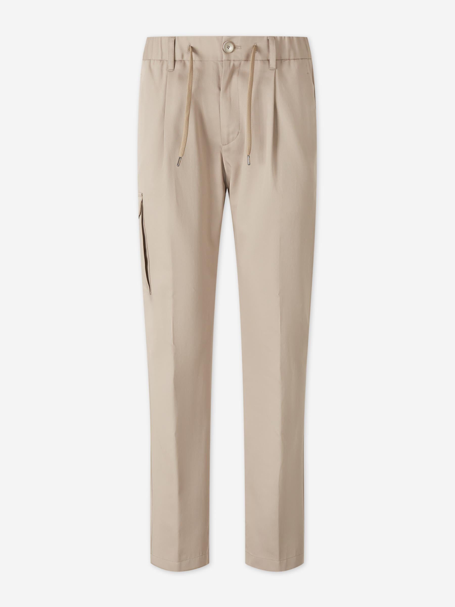 Herno Hombre Barcelona Pantalones Cargo Lona color Taupe sku 521-003337 01 - Foto 1
