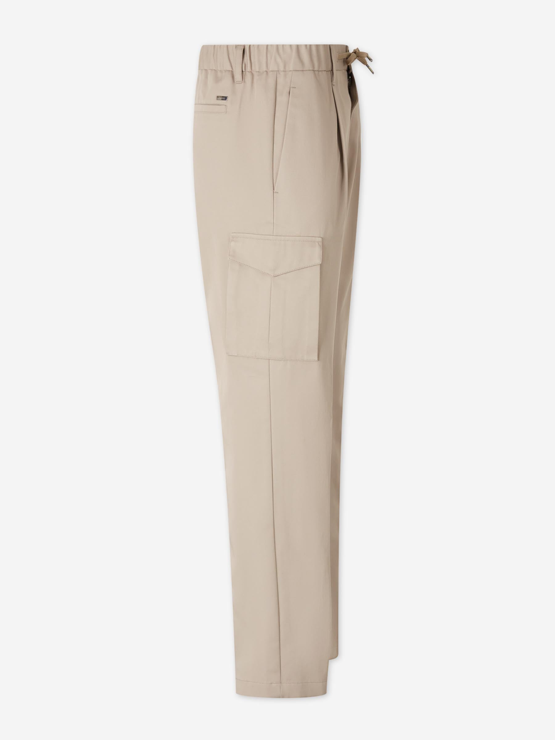 Herno Hombre Barcelona Pantalones Cargo Lona color Taupe sku 521-003337 01 - Foto 2