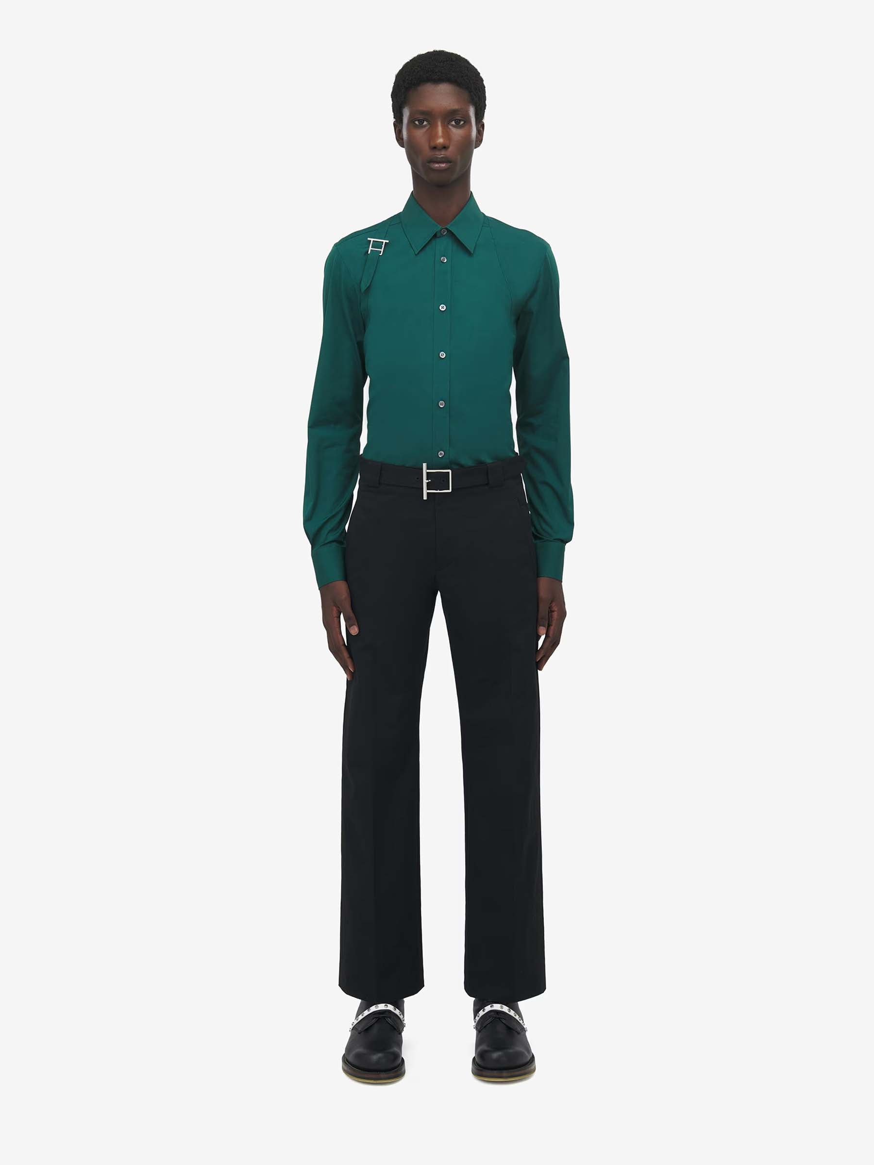 McQueen Hombre Barcelona Pantalones Cinturón T color Negro sku 521-003339 01 - Foto 2