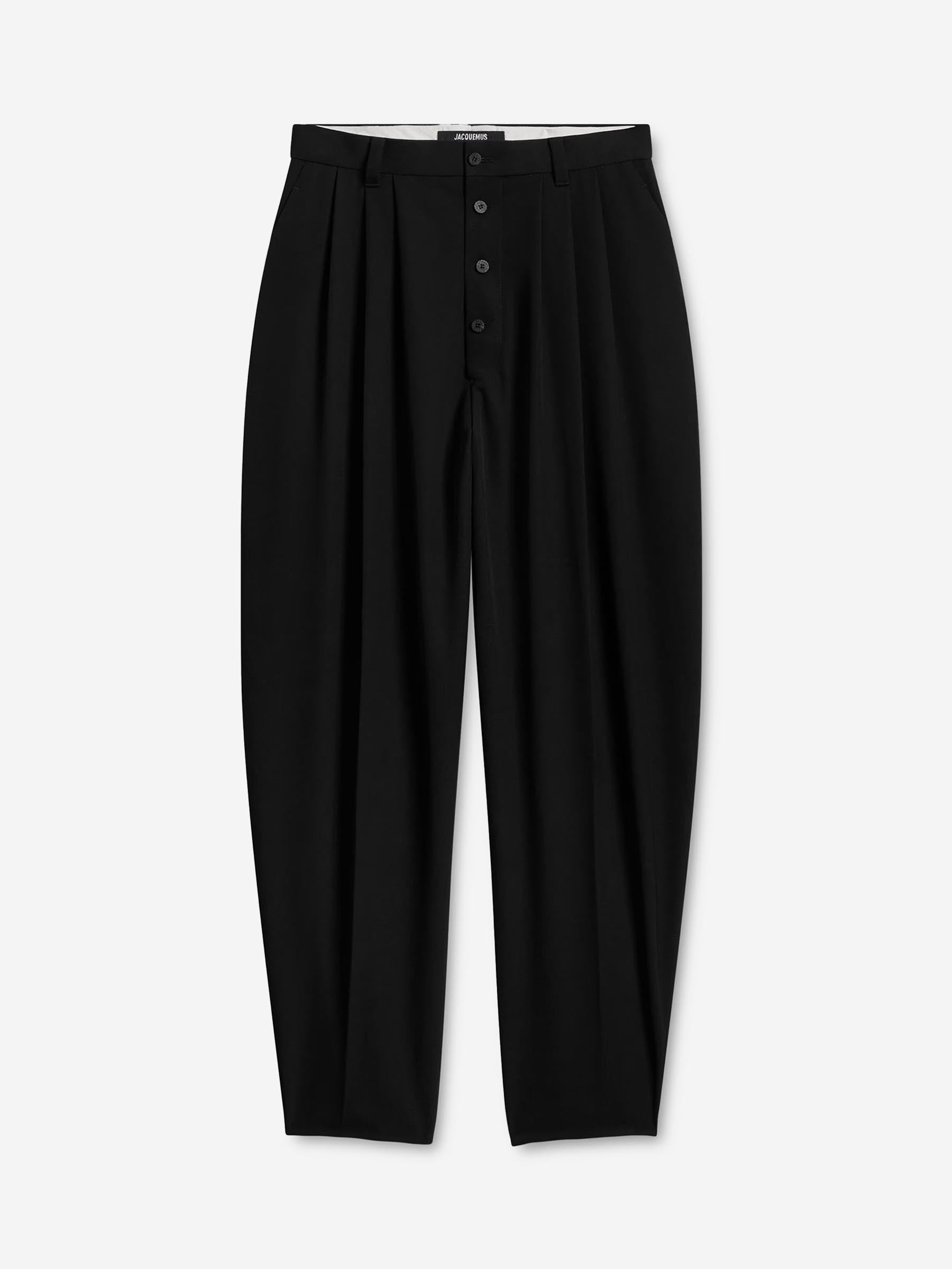Jacquemus Hombre Barcelona Pantalones Anchos Fernando color Negro sku 521-003352 01 - Foto 1