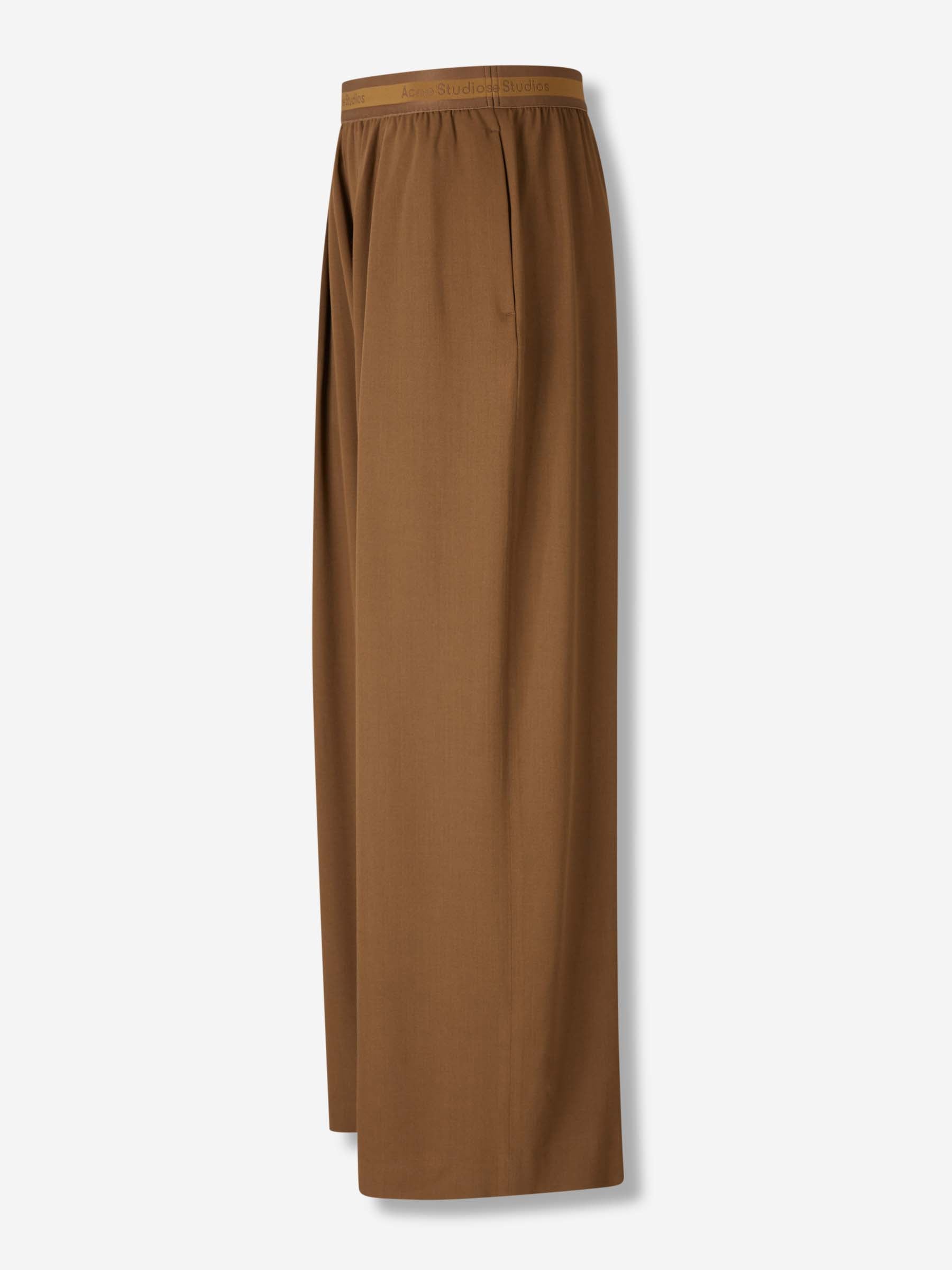 Acne Studios Hombre Barcelona Pantalones Anchos Lana color Marrón sku 521-003359 01 - Foto 2