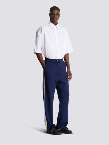 Balmain Hombre Barcelona Joggers Algodón color Azul Marino sku 521-003362 01 - Foto 2