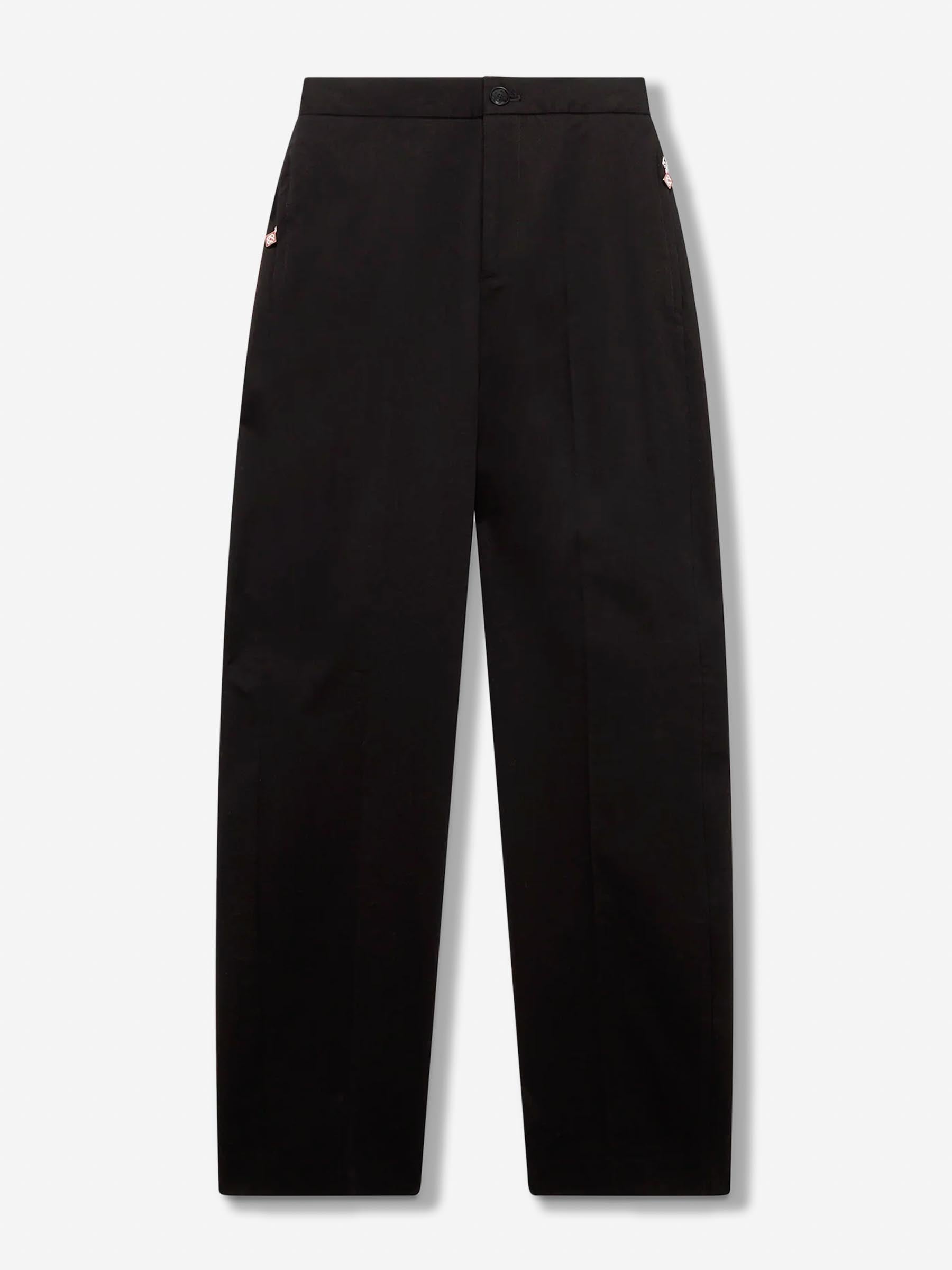 Casablanca Hombre Barcelona Pantalones Chinos Algodón color Negro sku 521-003365 01 - Foto 1